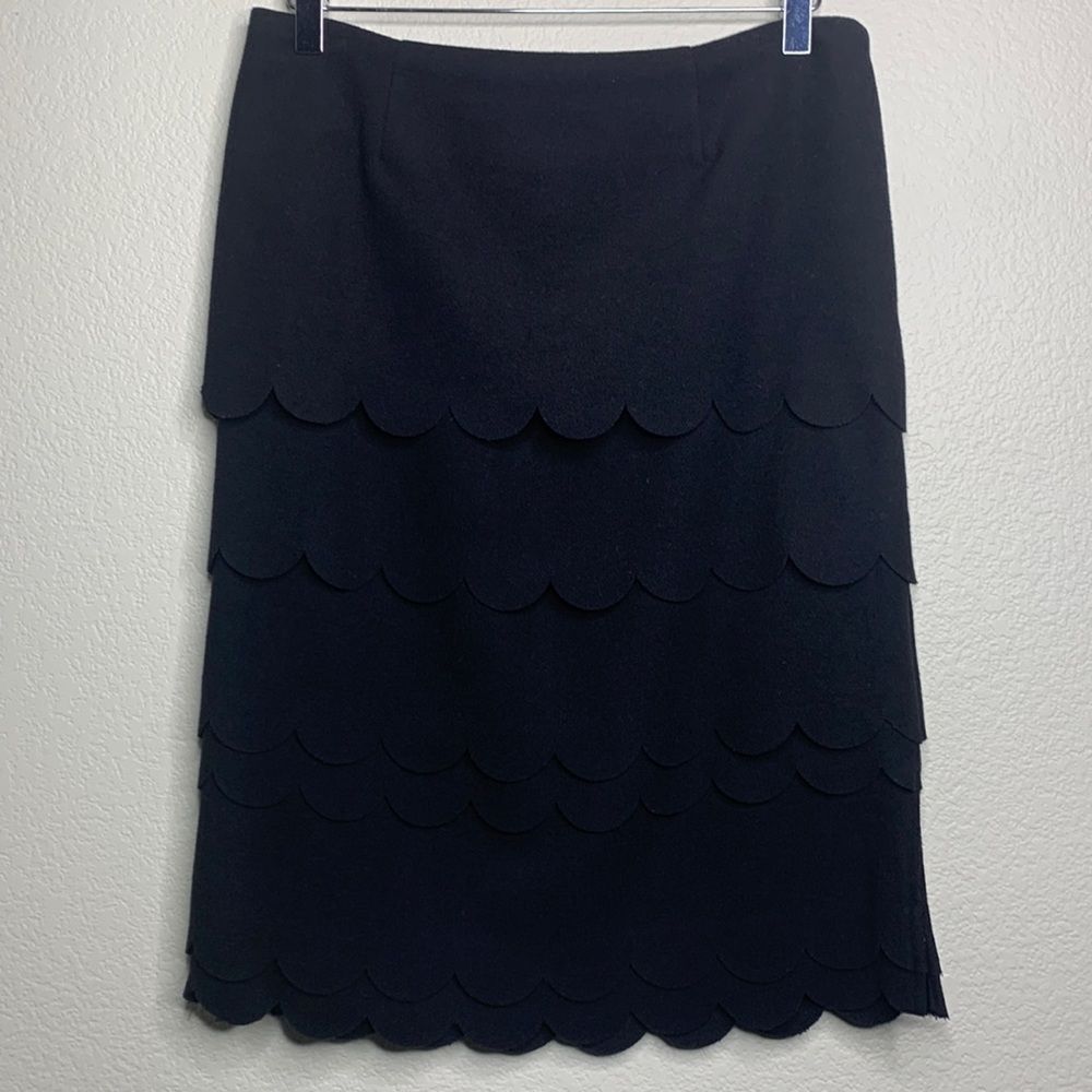 Maeve Scalloped Skirt Size 6 Lined